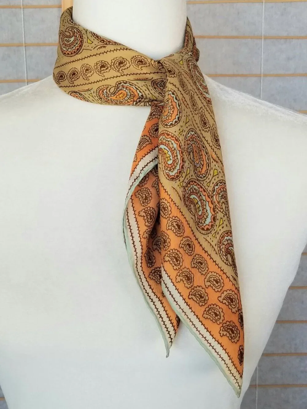 1960s Vera Silk Scarf 22